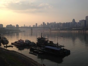 Chingqing from the Jialing River